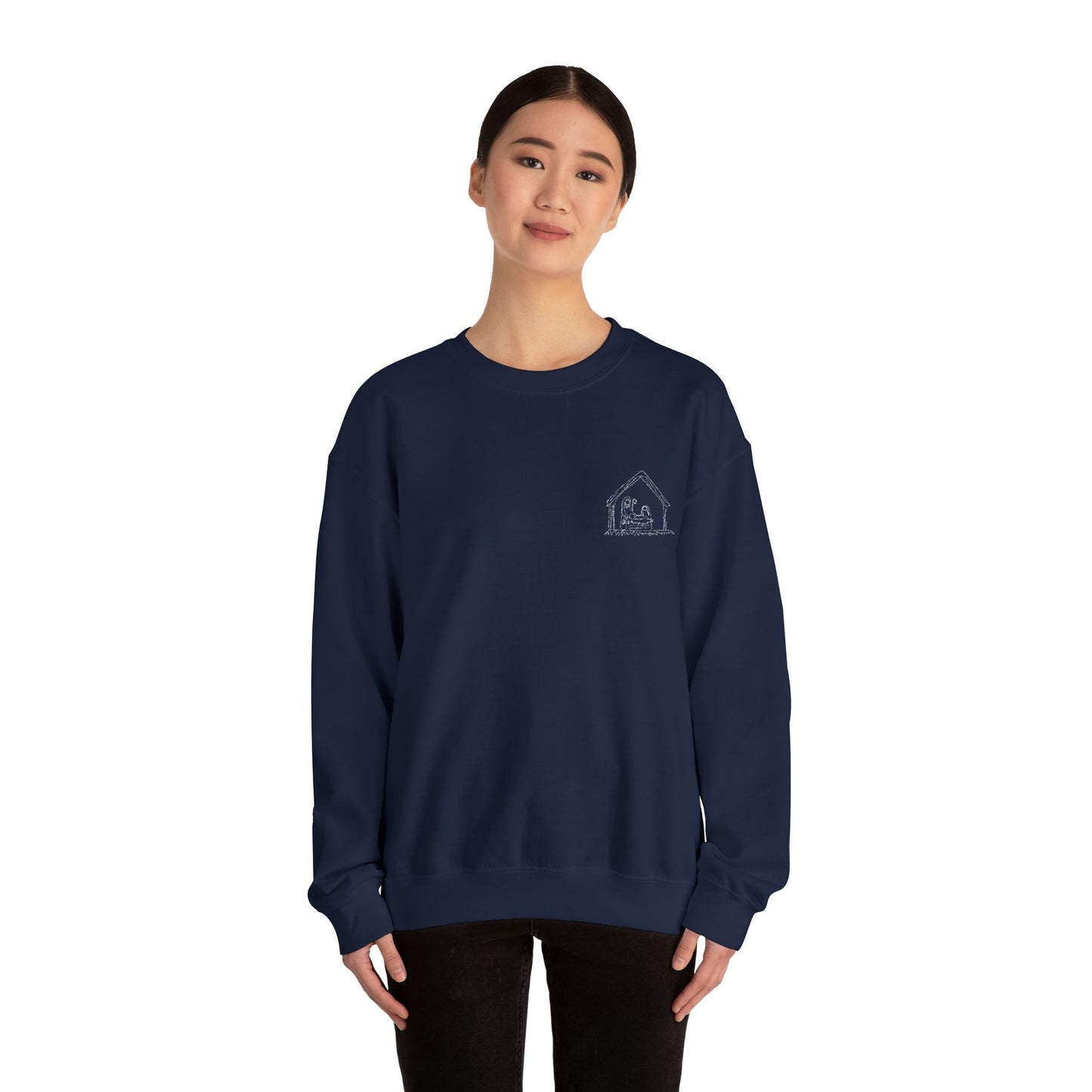 stable nativity Crewneck